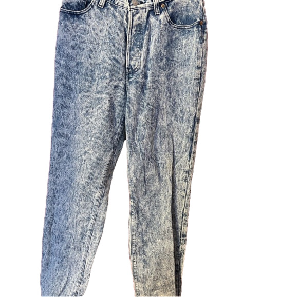 RARE Vintage 80’s High Waist 501 Button Fly Acid Wash Levi’s USA 11 - Picture 1 of 8